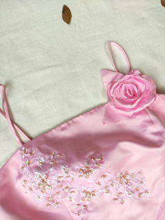 Vestido festa longo rosa princesa - GG - Themargare