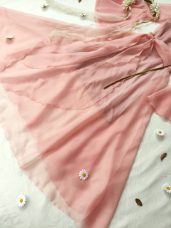 Vestido festa rose de voil elfa aesthetics - P - Themargare