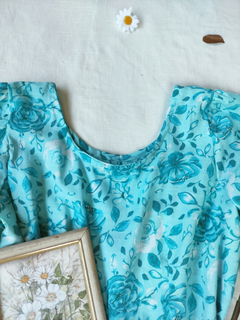 Vestido super midi godê floral estilo vintage - Themargare