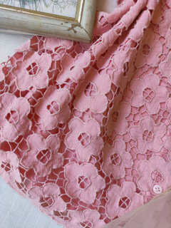 Camisa vintage rosa bordada a mão girassóis - G - comprar online