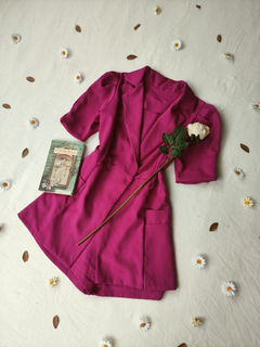 Blazer Macaquinho social fucsia - M/G