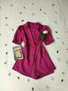 Blazer Macaquinho social fucsia - M/G