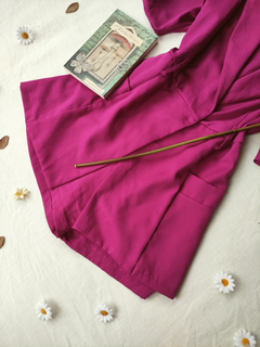 Blazer Macaquinho social fucsia - M/G - loja online
