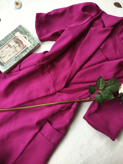 Imagem do Blazer Macaquinho social fucsia - M/G