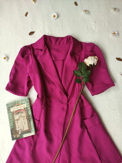 Blazer Macaquinho social fucsia - M/G - comprar online