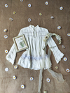 Blusa creme com rendinhas Dona Armênia - M