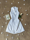 Vestido branco de algodão senhorita - M