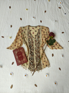 Blusa estilo indiana cigana bordada com rendinhas - M