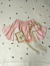 Blusa rosa clarinha mangas flares - G