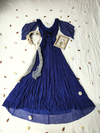 Vestido festa longo azul de tule Fairy - P/M