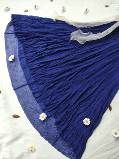 Vestido festa longo azul de tule Fairy - P/M - Themargare