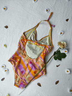 Maio laranja/lilás floral - G - Themargare