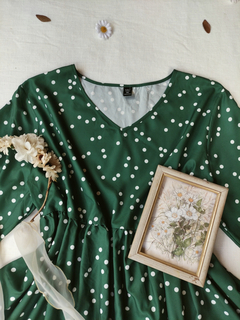 Blusa bata verde poá shein - 4XL na internet