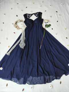 Imagem do Vestido longo festa marinho princesa - GG
