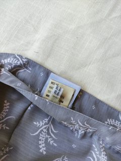 Saia super midi/longa cinza vintage - M - comprar online
