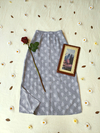Saia super midi/longa cinza vintage - M