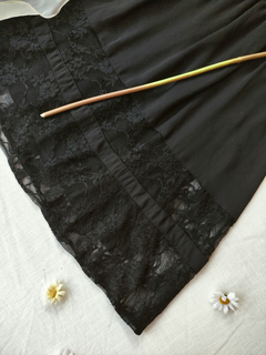 Vestido preto com renda Paper Crane USA - P/M - loja online