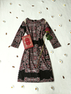 Vestido midi socal tubinho estilo oriental Spezzato - M/G