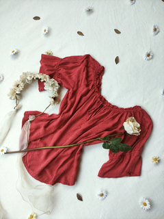 Blusa cigannha laranja telha - M/G - comprar online