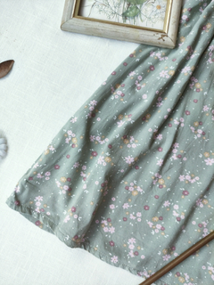 Vestido verde floral liberty cottage Cotton On - M na internet