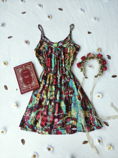 Vestido manchadinho casual Amícia - P - comprar online