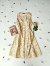 Vestido amarelinho floral boneca - M/G