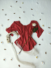 Blusa cigannha laranja telha - M/G