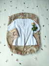 Camisa de linho bordada vintage - GG