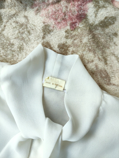 Camisa gola laço vintage de Portugal - M/G