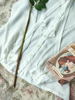 Camisa gola laço vintage de Portugal - M/G na internet