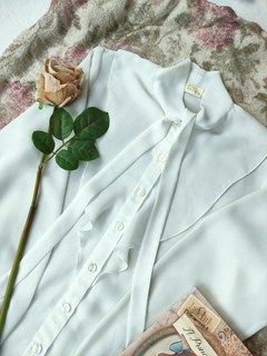 Camisa gola laço vintage de Portugal - M/G - Themargare
