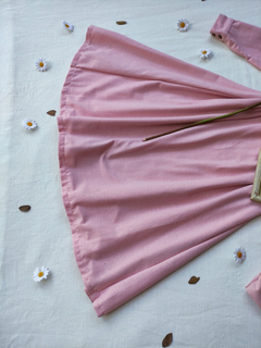 Imagem do Vestido midi rosa estilo vintage - GG