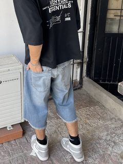 Bermuda baggy matizado