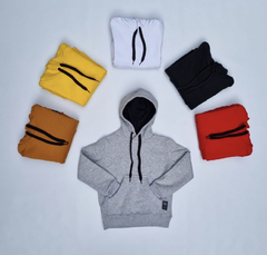 Buzo con capucha básico de frisa kids