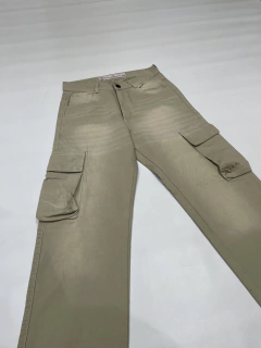 Baggy cargo beige - comprar online