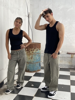 Baggy recto prelavado - comprar online
