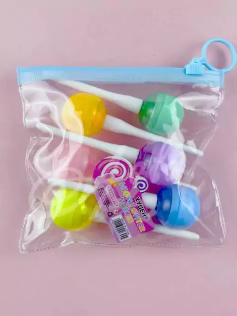 KIT MARCADORES CHUPETIN X 6 CUTE EDITION