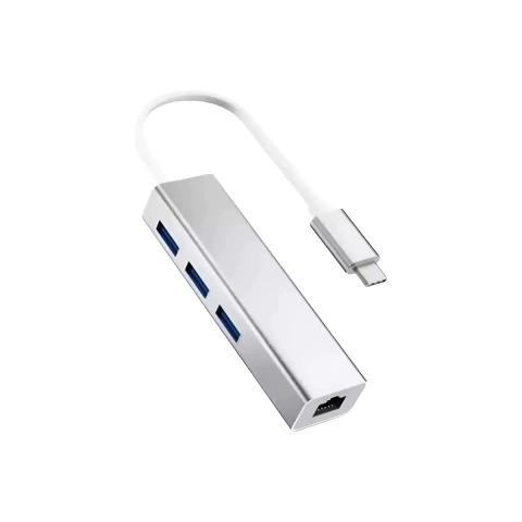 ADAPTADOR TIPO C A RJ45 3 USB 4K 1080P UHD - comprar online