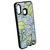 FUNDA RIGIDA SAMSUNG A20 REFORZADA COLORES NEGRO DISE¤O/ FLOR CELESTE en internet