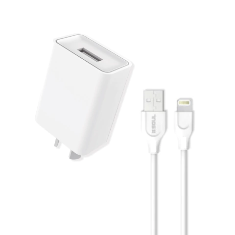 CARGADOR PARED LIGHTNING CLASSIC CHARGE USB SOUL