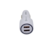 CARGADOR VIAJERO DUAL 2.4 A MICRO USB BLANCO - DB Store