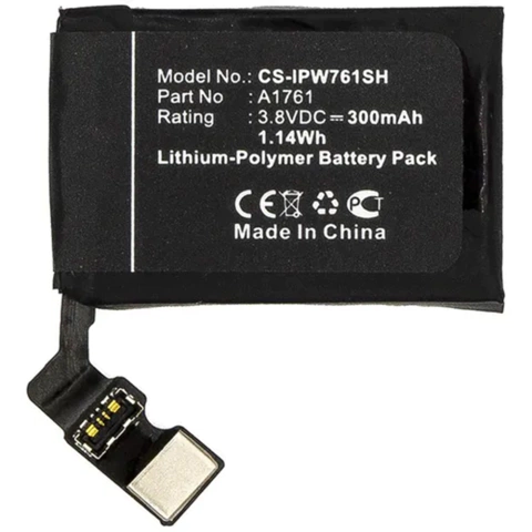 BATERIA APPLEWATCH 2 42MM 300 MAH CAMERON SINO CS-IPW761SH A1761