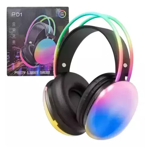 AURICULARES BLUETOOTH RGB PD1 LUCES