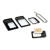 ADAPTADOR CHIP SIM NANO MICRO SIM X3 + CLIP