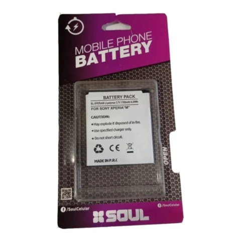 REPUESTO BATERIA SOUL SONY XPERIA M 1700 MAH