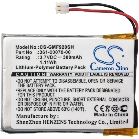 BATERIA P/ RELOJ SMARTWATCH GARMIN FORERUNNER 920XT 300 MAH