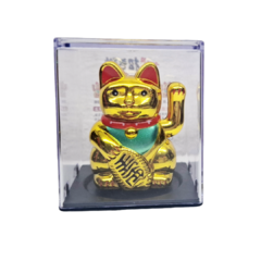 GATO DE LA SUERTE MANEKI NEKO DORADO