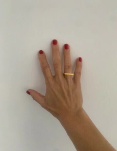 ANEL TRAÇO OURO - comprar online