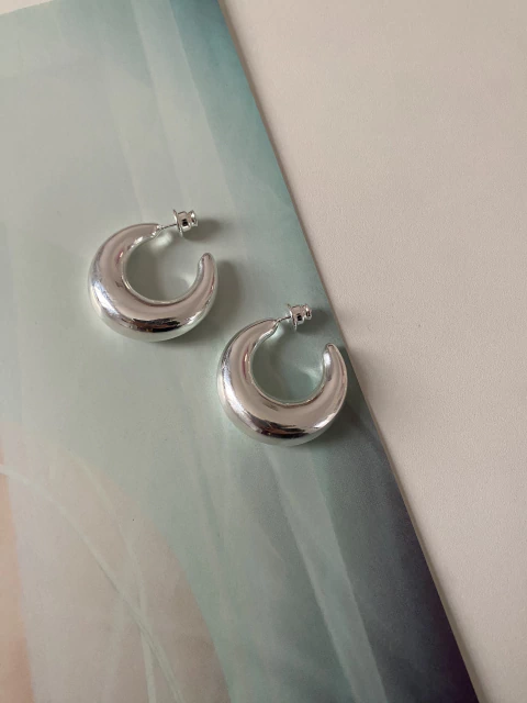 MAXI ARGOLA LUA PRATA - comprar online