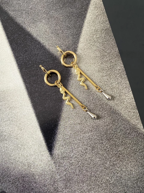 ARGOLA SERPENTE OURO - comprar online